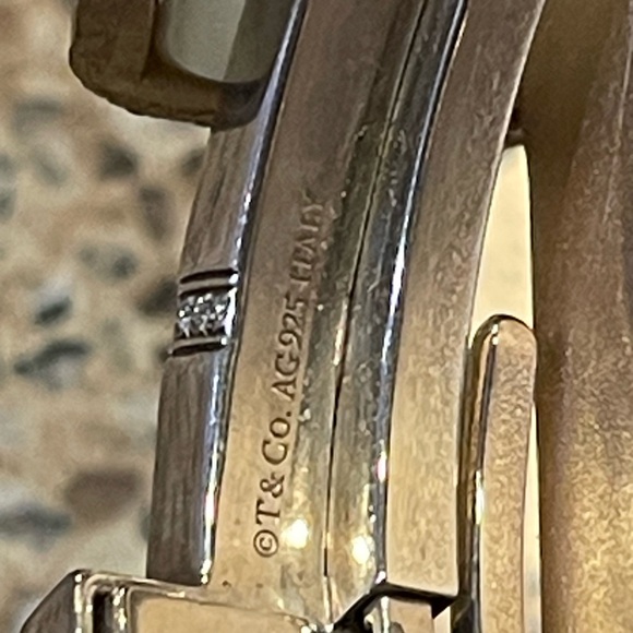 Authentic Tiffany K Silver-Gold Bracelet - Picture 7 of 8